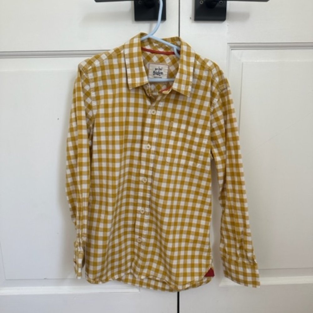 Mini Boden Size 7/8 Button Down Shirt